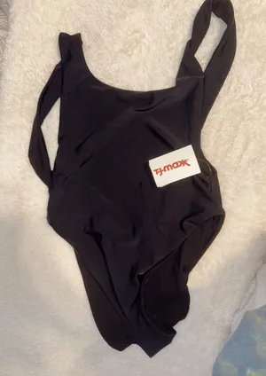 Aerie One-Piece Swimsuit Black Scoop thumbnail 1