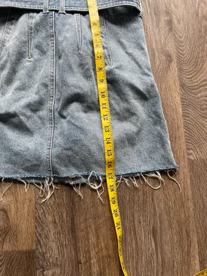 Free people denim tie skirt thumbnail 8