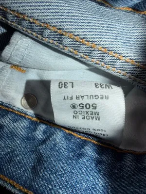 Levi's Blue Denim Cutoff Shorts thumbnail 2
