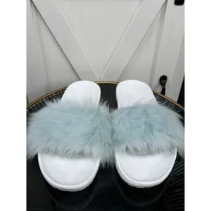 UGG Royale Baby Blue Toscana Fluffie Slide Slippers Sandals Women’s Size 11 thumbnail 5