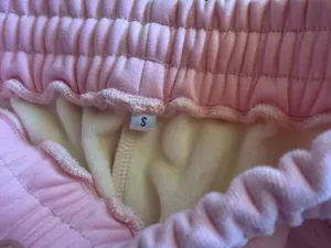 White Fox Boutique Vol. 3 Pink Jogger Sweatpants Size S thumbnail 3