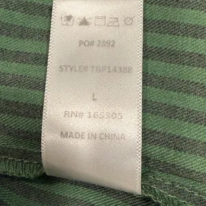 Things Between Green & Gray Stripe Wide Leg Relaxed Fit Sienna Pull On Pants thumbnail 9