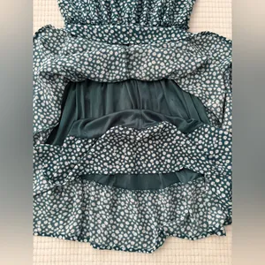 Sienna Sky Green White Floral Dress Size Small Small thumbnail 3