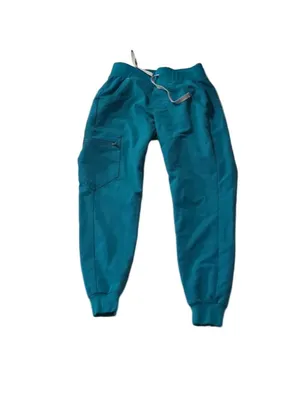 Figs teal jogger scrub pants size XXS thumbnail 2
