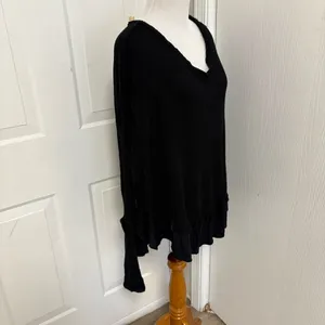 Free People Laguna Thermal Waffle Knit Oversized Top L3 thumbnail 5