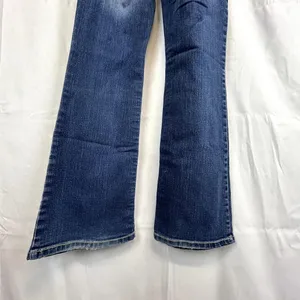 SKU 2129 WallFlower Maternity Blue Denim Bootcut Jeans Size Medium embellished thumbnail 7
