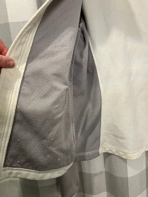 The North Face Women’s White and Light Gray Zip Front Fleece Jacket thumbnail 7