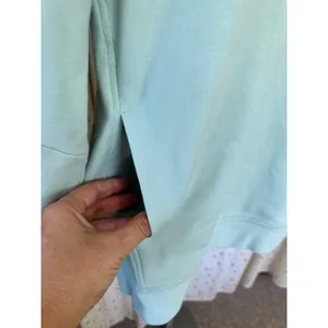 Lululemon Women's Mint Green City Sweat Pullover Side Pockets Hoodie Sweatshirt thumbnail 4