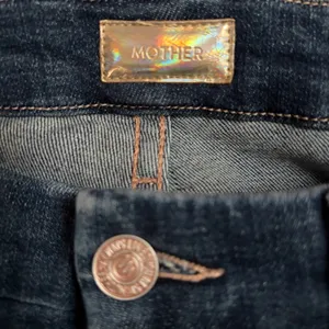 Mother Looker Ankle Fray Jeans Girl Crush‎ Dark Wash Skinny Denim 26 EUC thumbnail 3