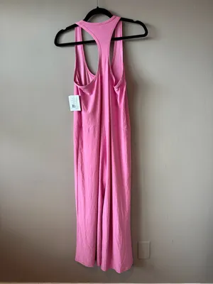 Beyond Yoga NWT Featherweight Hang Loose Racerback Jumpsuit in Pink Size XS thumbnail 7