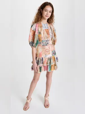 Zimmermann Anneke Ruffle Hem Mini Dress | Size 2 thumbnail 4