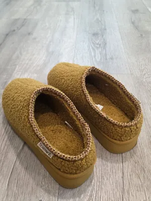 Bearpaw snuggle martis Womens Teddy Fur Slip-Ons Size 10 winter comfortable thumbnail 2
