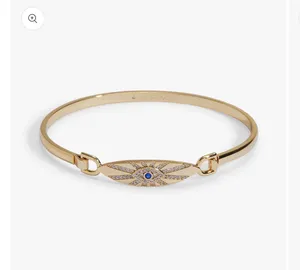 Radiant Evil Eye Tension Bangle thumbnail 2