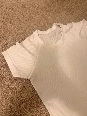 lululemon athletica White Swiftly Tech Short Sleeve Women's Performance Tee thumbnail 7