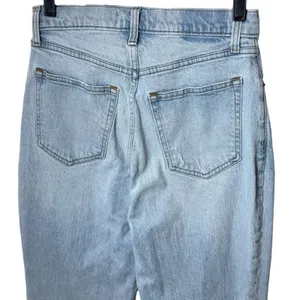 Abercrombie & Fitch 90s Straight Ultra‎ High Rise Denim Light Blue Capsule 6/28 thumbnail 6
