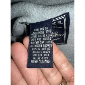 American Eagle NEW Women's M Performance Puffer Jacket Vest Down‎ Filled Gray thumbnail 5