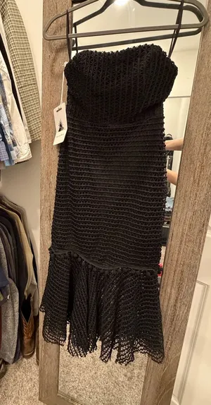 Strapless Mermaid Dress Black Size M thumbnail 1