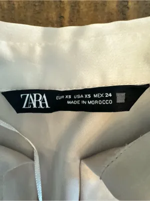 ZARA Satin Effect‎ Button-Up Blouse thumbnail 4