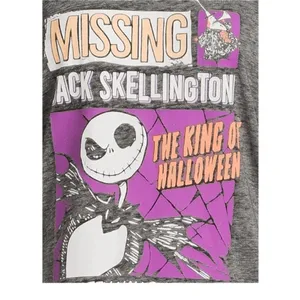 Nightmare before christmas sleep shirt women’s EXTRA LARGE short sleeve …‎ thumbnail 2