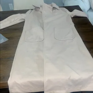 SHEIN Cream Long Coat thumbnail 2