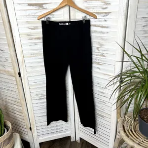 BETABRAND Women's Wide Leg Yoga Work Pant Faux Pockets Black Medium thumbnail 7