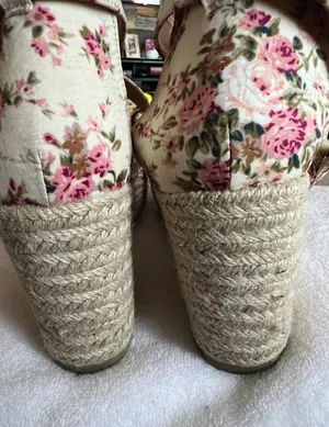 Coconuts by Matisse Womens Jean Floral Platform Sandals 4 Inch Wedge Heel SZ 10 thumbnail 5