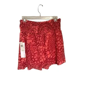NWT Kensie Elastic Waist Skirt Size M Tall Beach Coral thumbnail 4