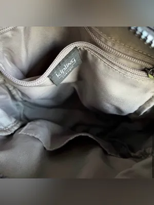 Kipling City Mini Backpack Pattern Black with Monkey thumbnail 6