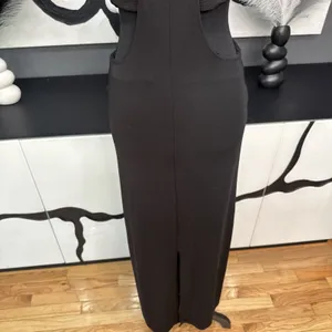 Sans Souci Black Cutout Maxi Dress Women's XS Sleeveless Bodycon Evening thumbnail 4