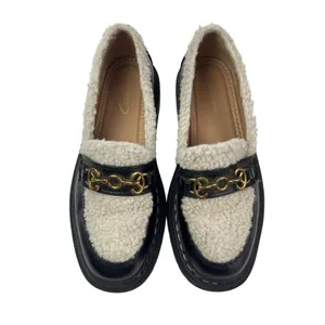 Circus By Sam Edelman Eileen Black Sherpa Slip On Chunky Platform Loafer Shoes 7 thumbnail 2