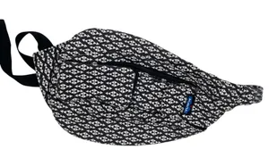Kavu Rope Crossbody Bag Cotton Canvas Black White Geometric Aztec Travel Pack thumbnail 1