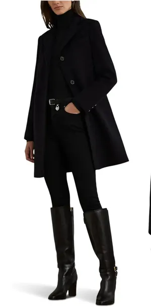 Ralph Lauren SB Wool Coat Navy thumbnail 1