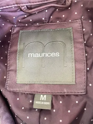 Maurices Plum Faux Leather Moto Jacket thumbnail 6
