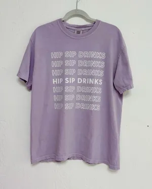 Women's Comfort Colors Purple Short Sleeve Tee L Heavy Weight Cotton Ring Spun thumbnail 1