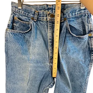 Chic Vintage High Rise Mom Jeans Made in USA Sz 26 Tapered Leg 90s‎ Denim thumbnail 8
