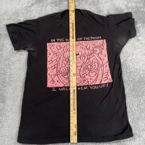 Vintage Sailor Moon T Shirt Cosplay Moon Guardian Punk Name Of The Moon F You Up thumbnail 5