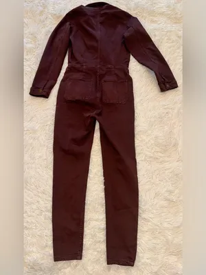 NWT Free People Lennox Jumpsuit in Bitter Barks sz S thumbnail 10