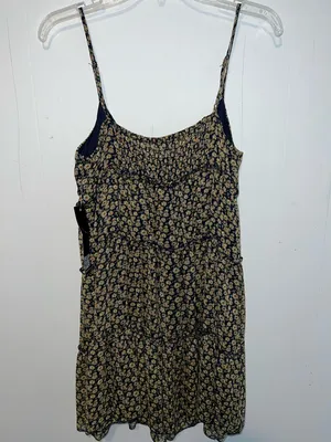Trixxi Black Floral Tiered Spaghetti Strap Mini Dress 0412263 thumbnail 5