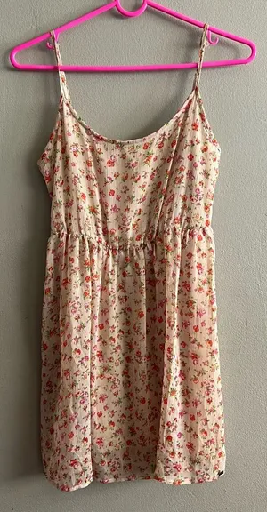 Women’s Garage Pink Floral Strap Festival Boho Fairy Dress Festival Feminine XS thumbnail 1