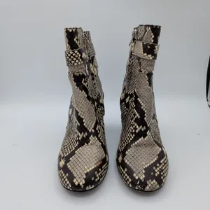 Coach Elisa Bootie FG2901 Womens‎ Snakeskin Leather Block Heel Ankle Boots 6B thumbnail 3