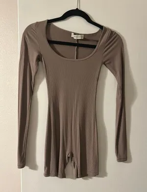 Abercrombie & Fitch Brown Playsuit-romper thumbnail 1
