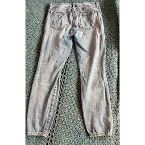 Sts Blue Emma Mid Rise Distressed Slim Straight Jeans Light Wash Size 28 thumbnail 2