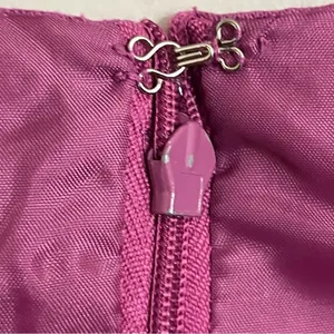 JG‎ Hook Sheath Dress Linen Blend Vintage Sleeveless Lined Womens Size 8 Purple thumbnail 4