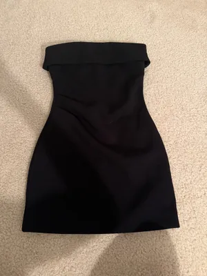 Aritzia Babaton Black Dress strapless  thumbnail 1