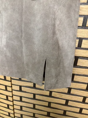 Blank nyc Tan Leather Mini Skirt Size 24 thumbnail 4