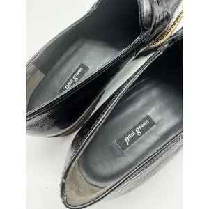 NWOB Paul Green Black Crinkle Patent Leather Penny Loafer Shoes Slip On Womens 6 thumbnail 7
