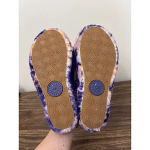 UGG Fluff Yeah Slide Violet Night Marble Tie Dye Slippers 1122554 Womens 8‎ thumbnail 6