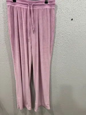 Juicy Couture Big Bling Juicy Velour Pink Women's Medium Track Pants Y2K thumbnail 3