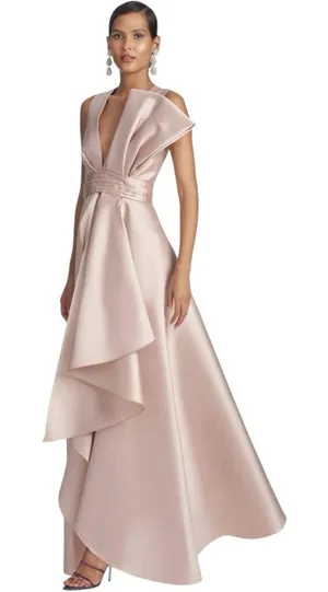Sachin + Babi Jenna Gown Size 8 in Silver Peony Women’s High Low Dress thumbnail 1