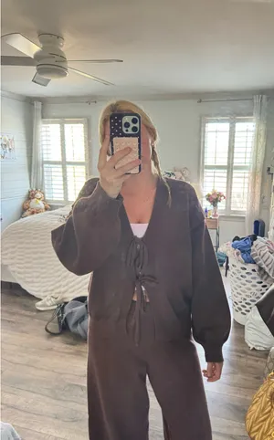 Brown cozy set Size M thumbnail 2